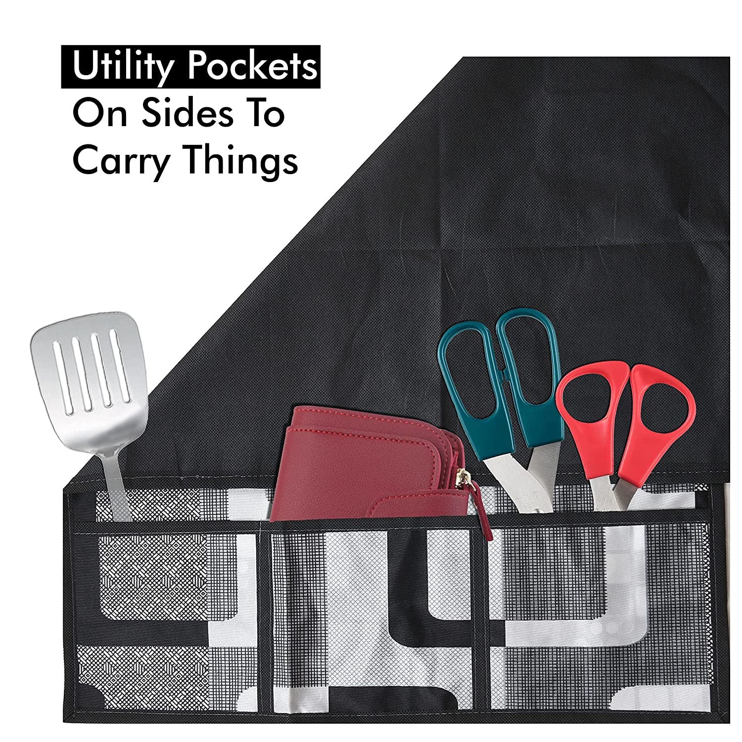 1090 Fridge Top Cover Cotton Material 6 Utility Side Pockets Fridge Cover For All types Fridge Use DeoDap 1090 Fridge Top Cover Cotton Material 6 Utility Side Pockets Fridge Cover For All types Fridge Use DeoDap